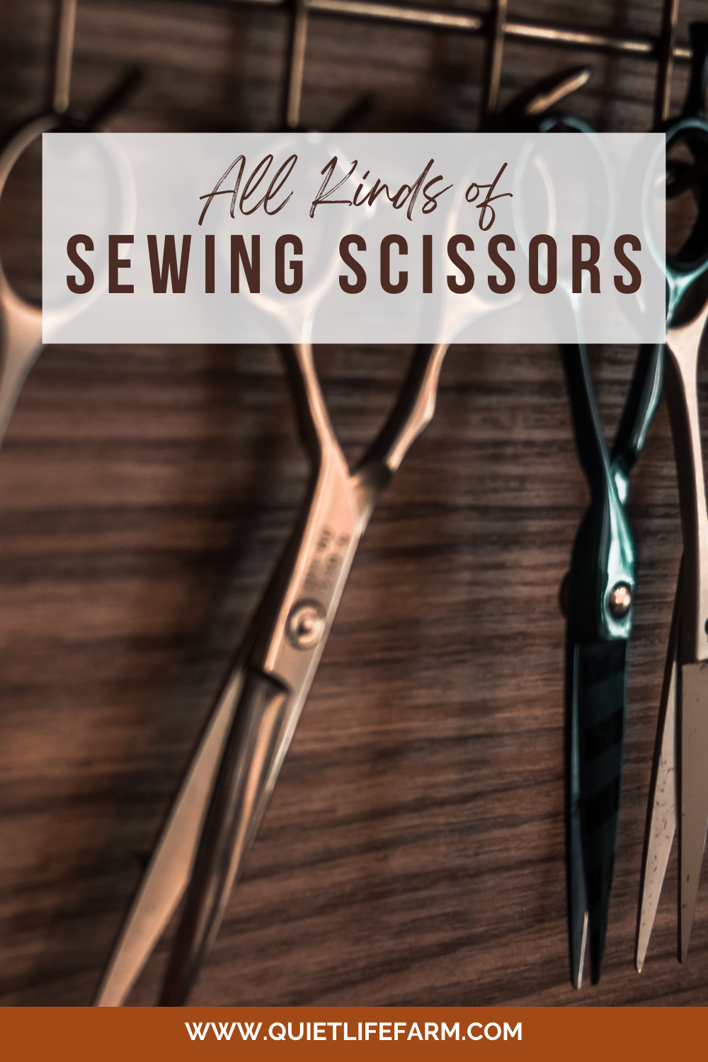 Different Types of Scissors for SEWING: All you need to know - Quiet ...