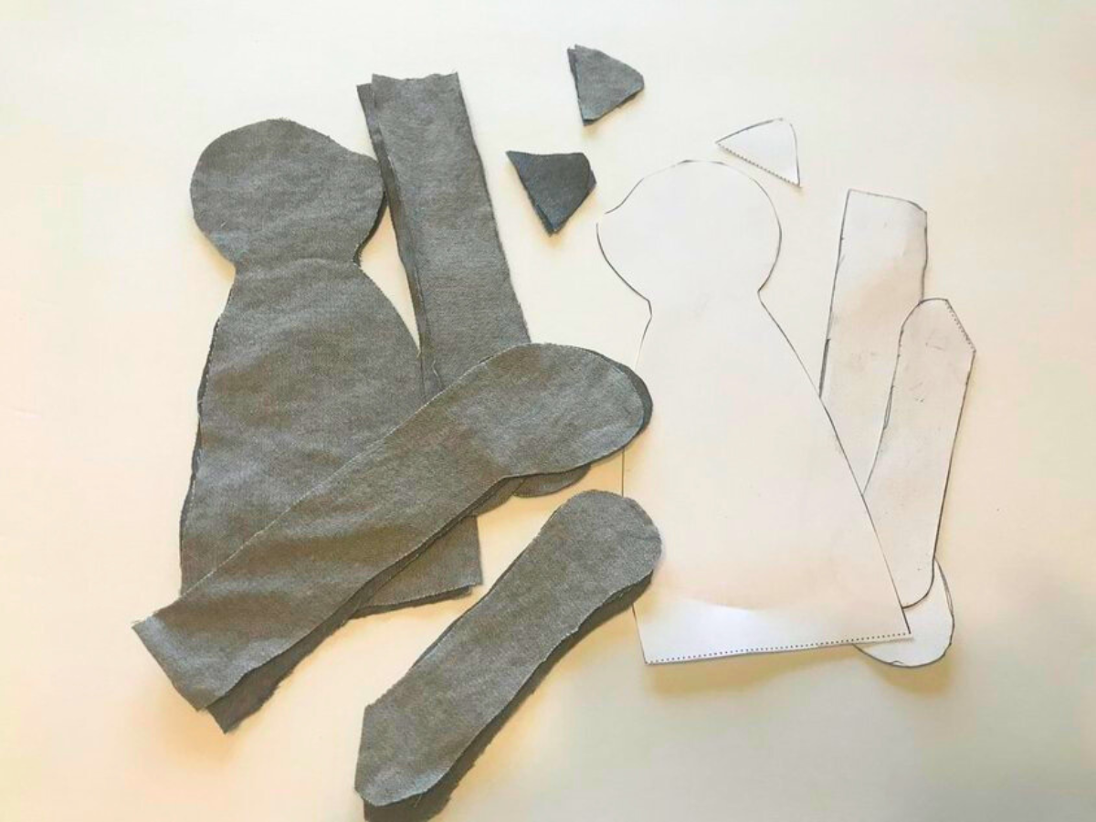 FREE Plush Cat Sewing Pattern adorable DIY stuffed animal - Quiet Life Farm