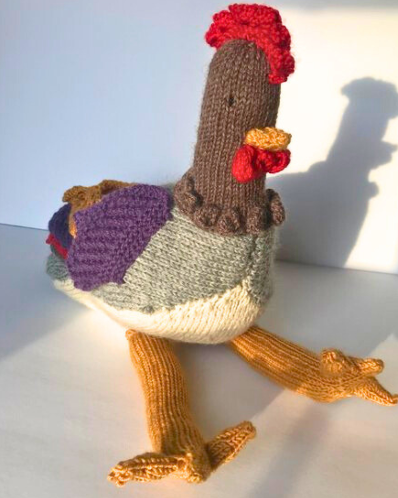 knitted chicken