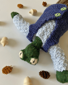 Ferguson Frog Toy Knitting Pattern