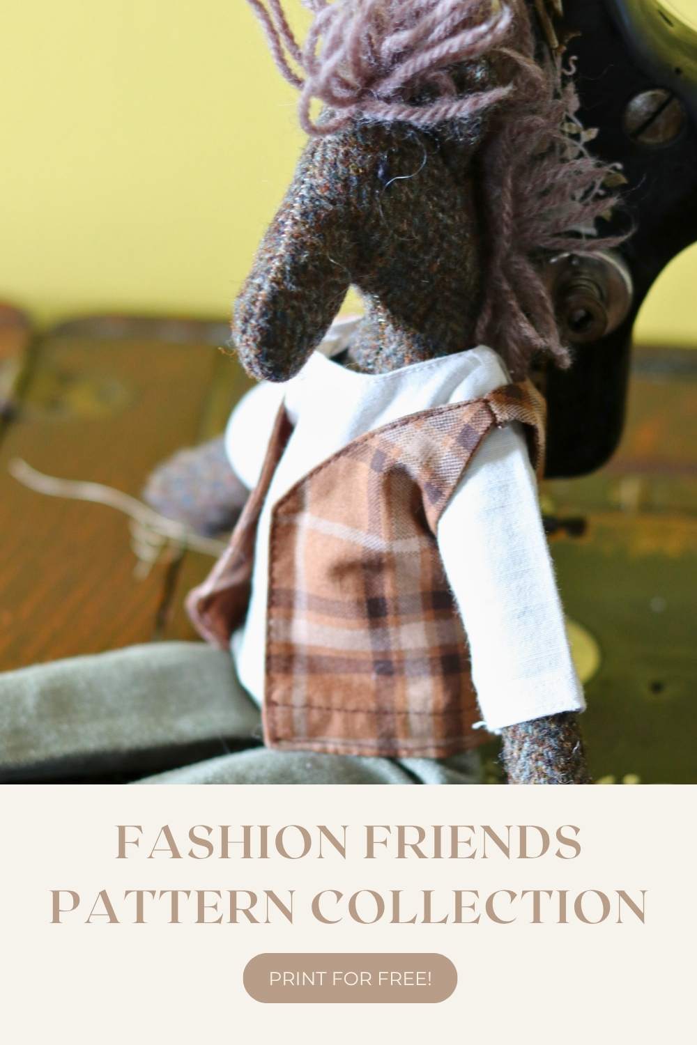 Sewing Pattern Collection 6 Dolls and their 6 Outfits Sewing Pattern Collection - Quiet Life Farm