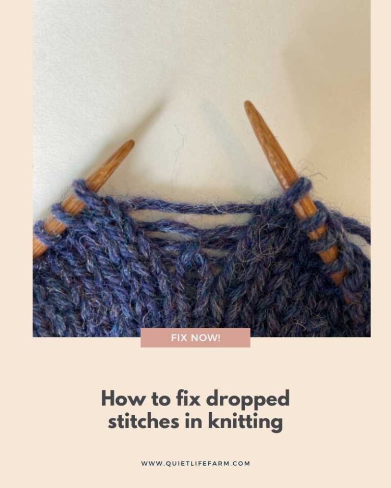 How to Pick up a Dropped Knit Stitch: Fix Any Scenario!