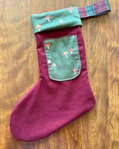 Free Easy Christmas Stocking Sewing Pattern and Tutorial