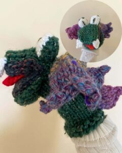 Dragon Puppet: Free Knitting Pattern