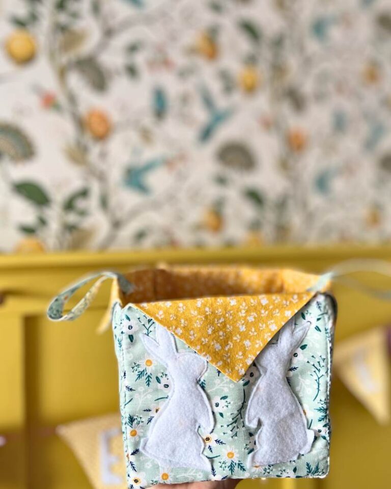 How to Sew a Fabric Easter Basket Free Pattern and Tutorial