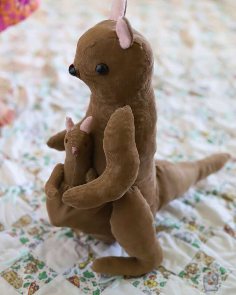 DIY Kangaroo Stuffed Animal: FREE Sewing Pattern