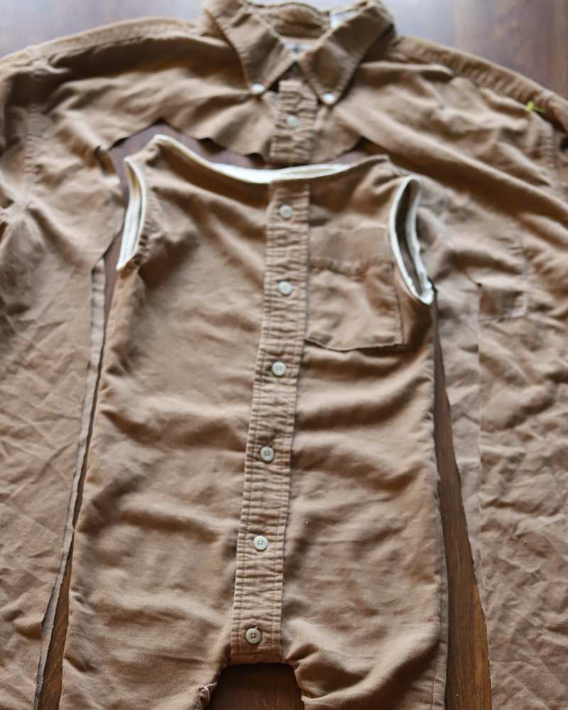 Thrift Flip: How to Upcycle a Men’s Shirt into a Baby Romper