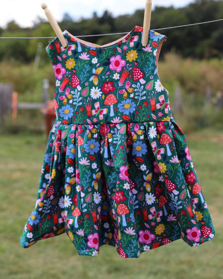 Novalie Dress | How to Sew a Girl’s Dress: Free Printable Pattern for Beginners