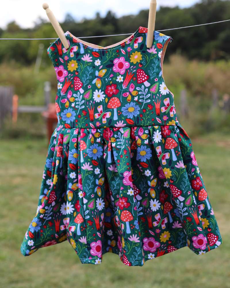 Novalie Dress | How to Sew a Girl’s Dress: Free Printable Pattern for Beginners