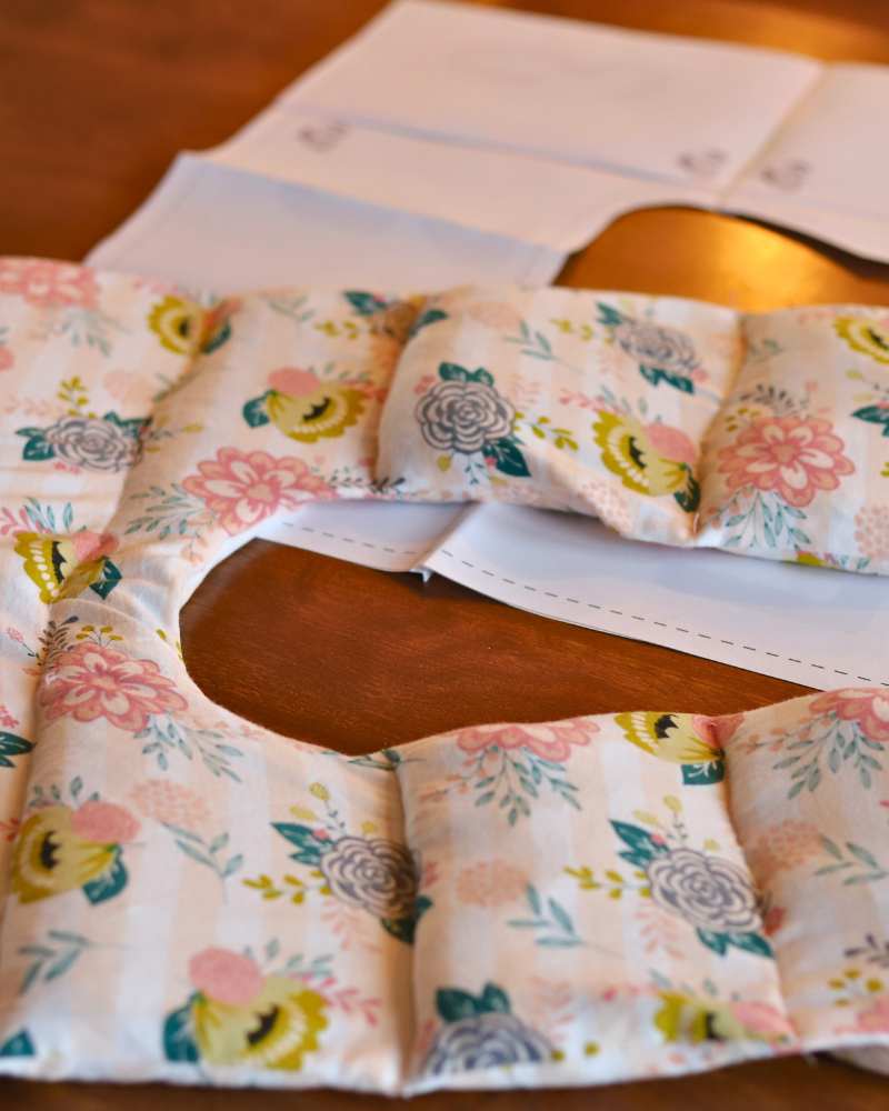 Shoulder Rice Heating Pad: FREE Sewing Pattern Printable PDF