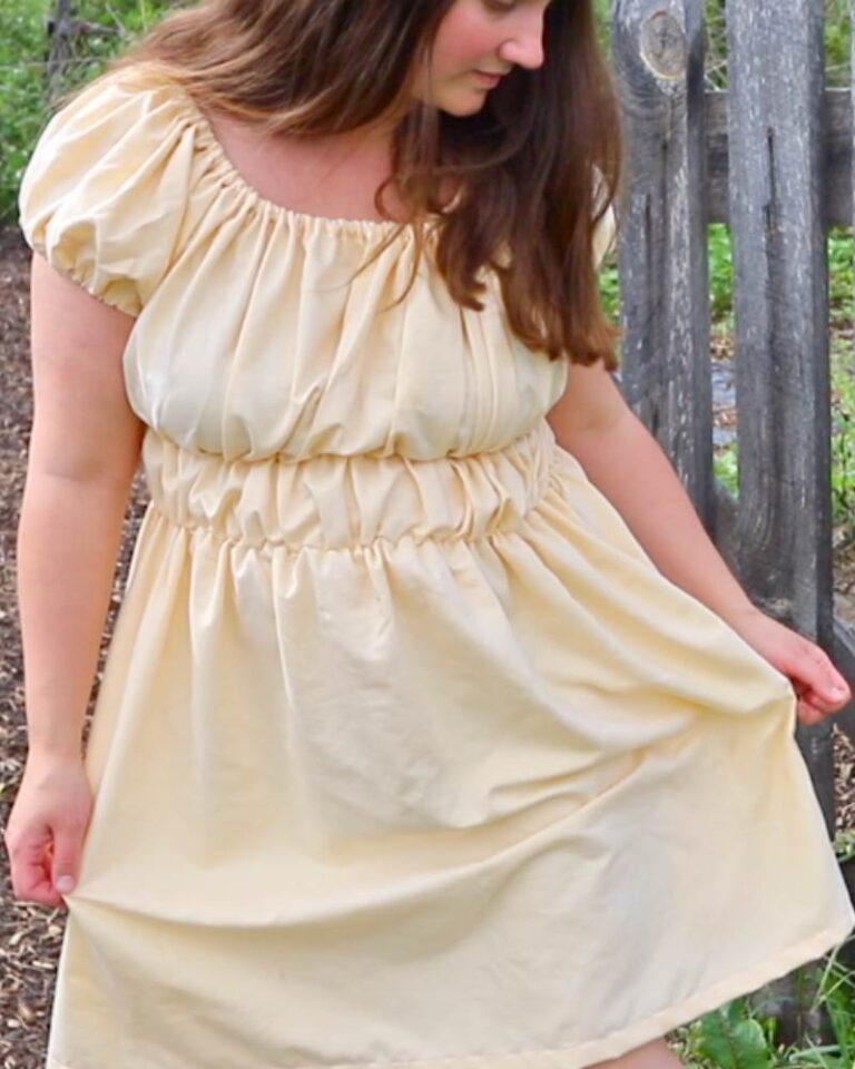 The 4 Rectangle Dress: Easy Beginner Friendly Sewing!