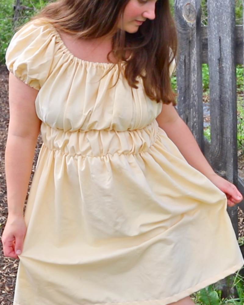 The 4 Rectangle Dress: Easy Beginner Friendly Sewing!