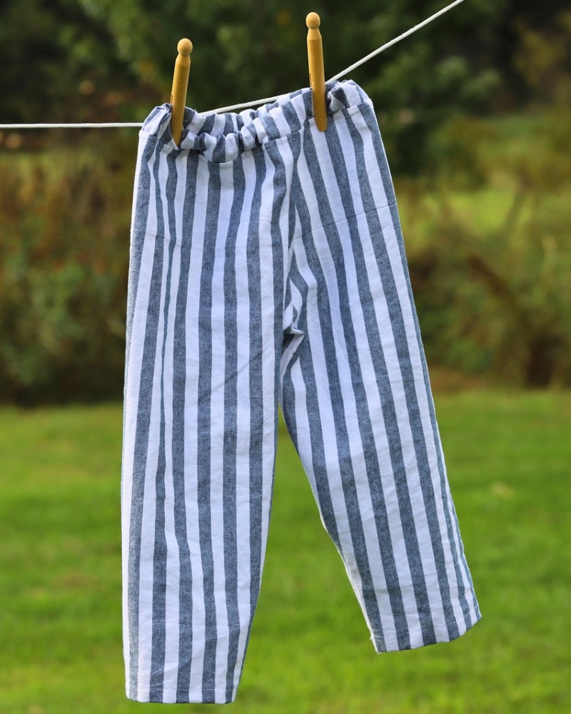 How To Sew Elastic Pants: Free Printable Sewing Pattern EASY